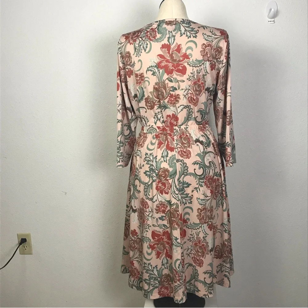 Serengeti Set Of 2 Skirt / Top Women’s Size L Multicolor Pullover 3/4 Sleeve - Picture 5 of 16